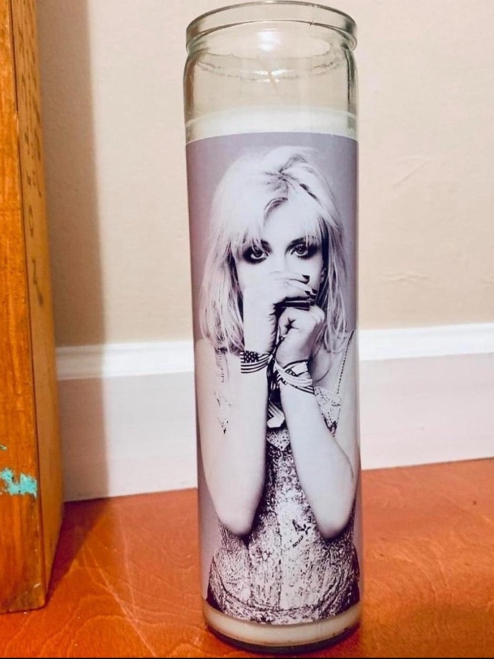 Courtney Love Kinderwhore Inspired Pillar Prayer Candle